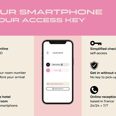 Hotel Gambettes - Entree Autonome, Reception En Ligne - Encore Mieux Limoges Buitenkant foto